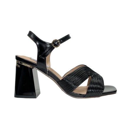 Keys K-9622 sandali donna in pelle nero