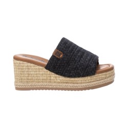 Refresh 171753 sandali donna in tessuto nero