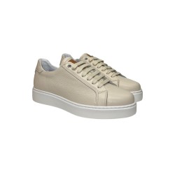 Exton 830 sneakers uomo in pelle bottolato latte 2