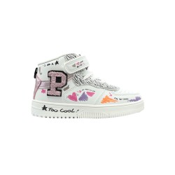 Primigi 6968200 sneakers bambina in similpelle bianco multicolor