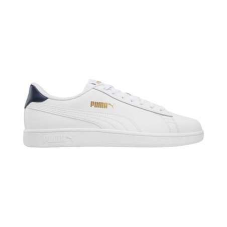 Puma Smash v2 L 365215 35 sneakers uomo in pelle bianco e blu