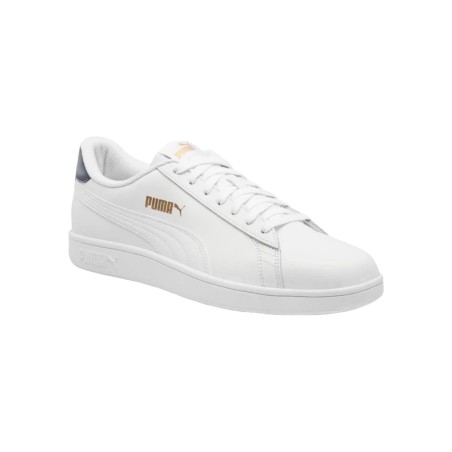 Puma Smash v2 L 365215 35 sneakers uomo in pelle bianco e blu
