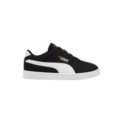 Puma Club II PS 398887 01 sneakers bambino in camoscio nero e bianco