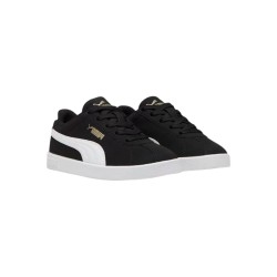 Puma Club II PS 398887 01 sneakers bambino in camoscio nero e bianco 2