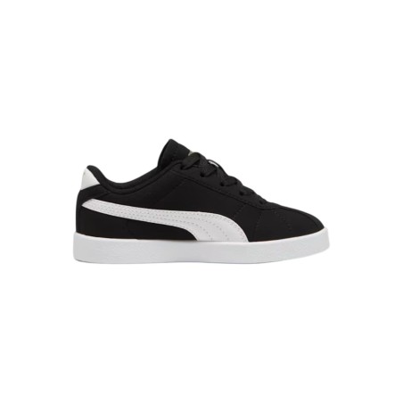 Puma Club II PS 398887 01 sneakers bambino in camoscio nero e bianco