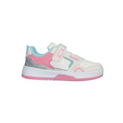 Primigi 6968011 sneakers bambina in similpelle bianco rosa