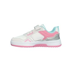 Primigi 6968011 sneakers bambina in similpelle bianco rosa 2