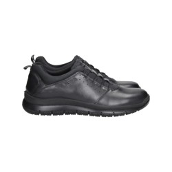Enval Soft 6722500 slip on uomo linea comoda in pelle nappa soft nero 2