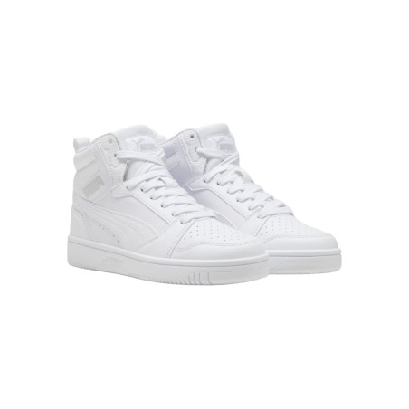 Puma Rebound V6 Mid Jr 393831 05 sneakers sportive unisex in total white
