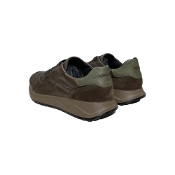 Igi&Co 6638422 sneakers uomo in pelle di vitello color caffe' 2