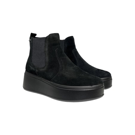 Igi&Co 6672000 stivaletti donna in camoscio nero