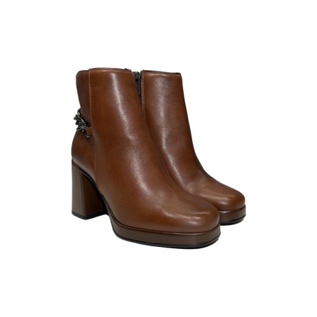 Igi&Co 6696711 stivaletti donna in pelle di vitello color cognac