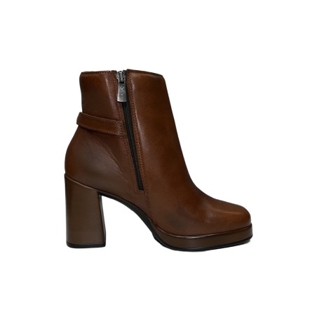 Igi&Co 6696711 stivaletti donna in pelle di vitello color cognac