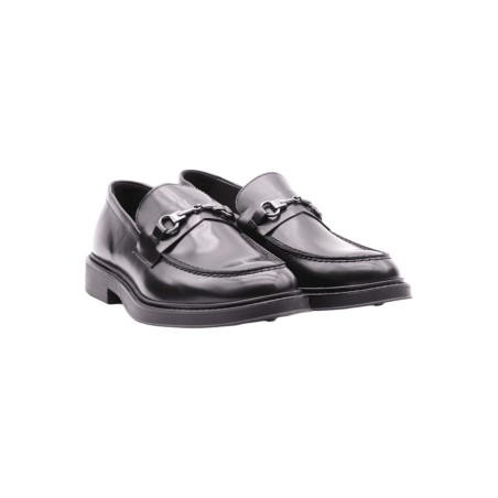 Exton 274 mocassini uomo in abrasivato nero