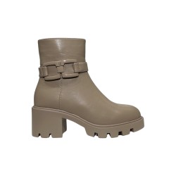 Solo Soprani SOLO42TR 314 stivaletti donna in similpelle taupe