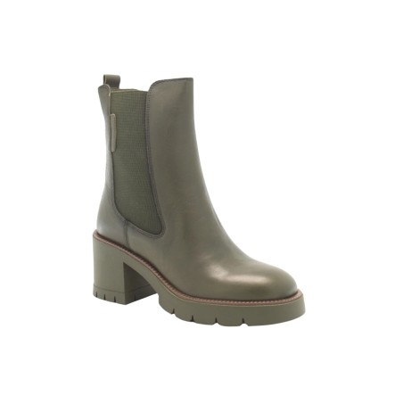 Carmela 161902 stivaletti donna in pelle verde