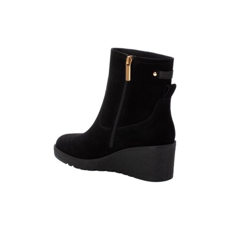 Carmela 161920 stivaletti donna in camoscio nero