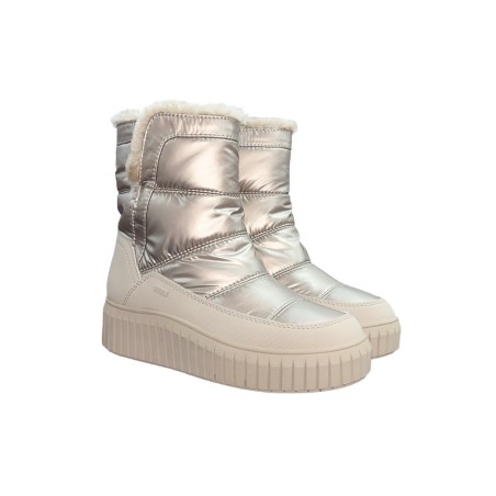 s.Oliver M2643843 stivaletti donna in similpelle rosa metallico