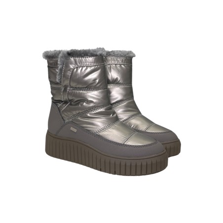s.Oliver M2643843 stivaletti donna in similpelle platino