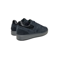 Igi&Co 6645522 sneakers uomo in camoscio blu notte 2