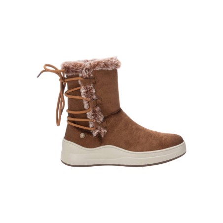 Refresh 172117 stivaletti donna in camoscio color camel