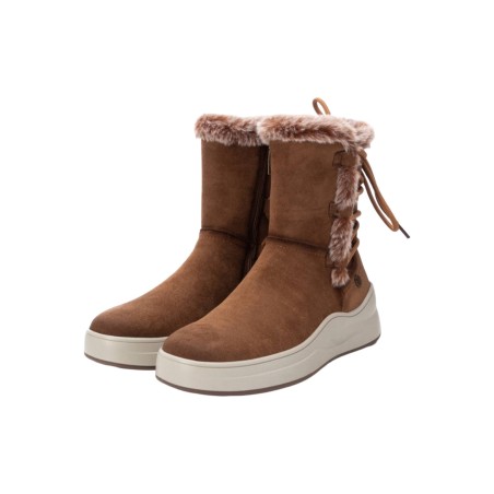 Refresh 172117 stivaletti donna in camoscio color camel