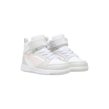 Puma Rebound v6 Mid AC+Inf 396542 04 sneakers bambina in similpelle rosa