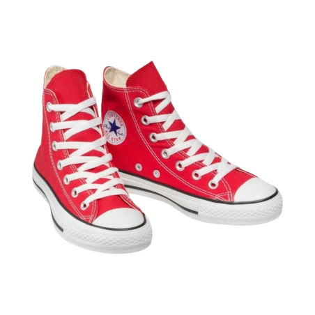 Converse Chuck Taylor All Star Hi M9621C sneakers unisex in tela rosso