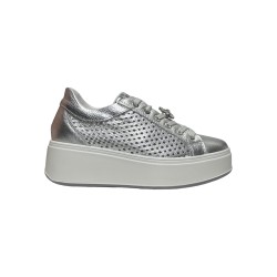 Igi&Co 7657211 sneakers donna in pelle argento