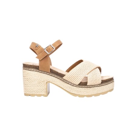 Refresh 172637 sandali donna in tessuto corda beige
