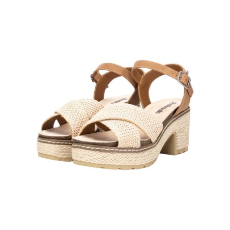 Refresh 172637 sandali donna in tessuto corda beige