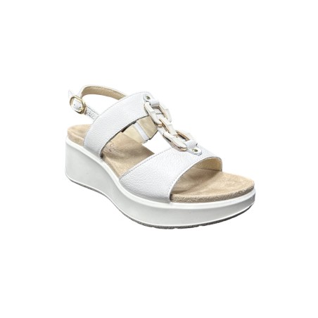Enval Soft 7792222 sandali donna in pelle bianco