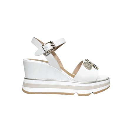 Keys K-11023 sandali donna in pelle bianco