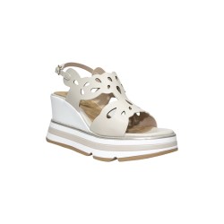 Keys K-11022 sandali donna in pelle color beige 2