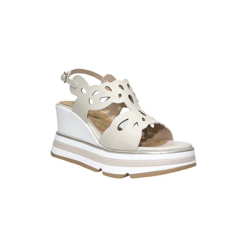 Keys K-11022 sandali donna in pelle color beige