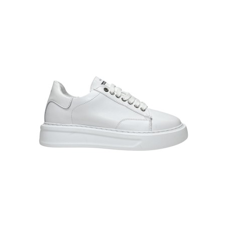 Exton 1969 scarpe unisex da ragazzo/a in pelle bianco