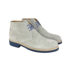 Exton 2144 stivaletti uomo in camoscio grigio