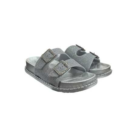Solo Soprani Beach SSW512N00 sandali mare donna gommati argento