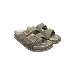 Solo Soprani Beach SSW512N00/ORO sandali mare donna gommati oro