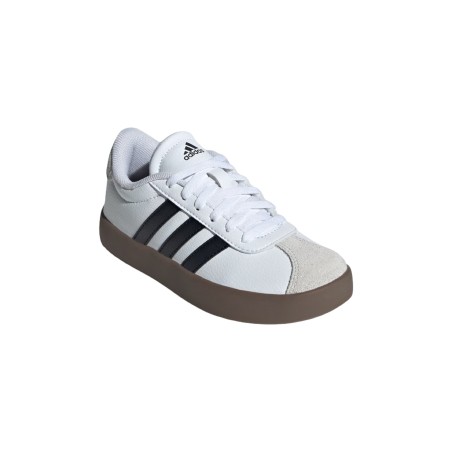 Adidas Vl Court 3.0 K ID9062 sneakers da ragazzo/a in similpelle bianco/nero