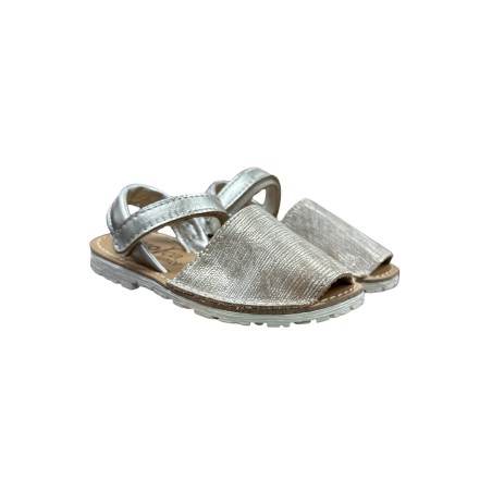 Evoca Shoes sandali bambina in pelle color champagne
