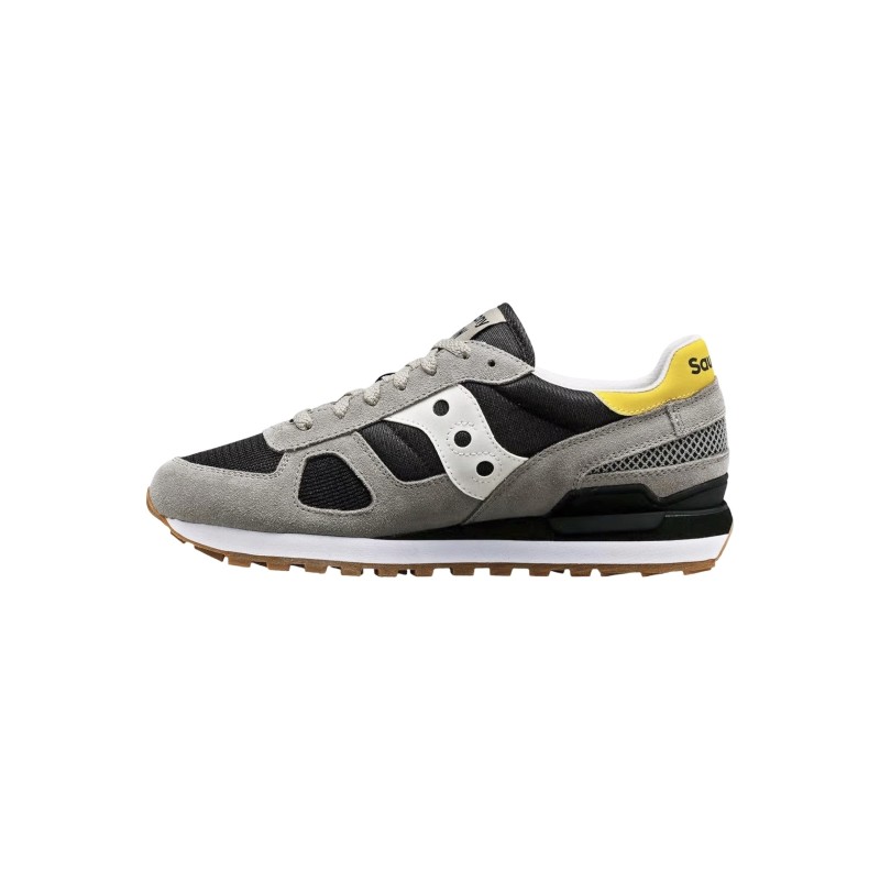 Saucony Shadow Original S2108-884 sneakers uomo in camoscio nero/grigio
