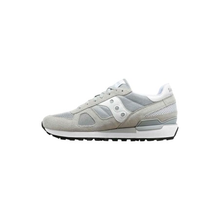 Saucony Shadow Original S2108-857 sneakers uomo in camoscio grigio/bianco