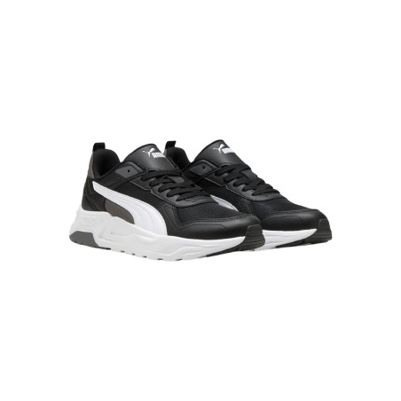Puma Trinity 2 LT 400231 02 sneakers uomo in pelle nero/bianco