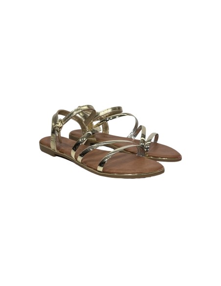 Nazareno Gabrielli 0044 sandali donna in similpelle platino