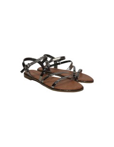 Nazareno Gabrielli 0044 sandali donna in similpelle color canna di fucile