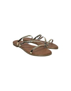 Nazareno Gabrielli 0043 sandali donna in similpelle platino