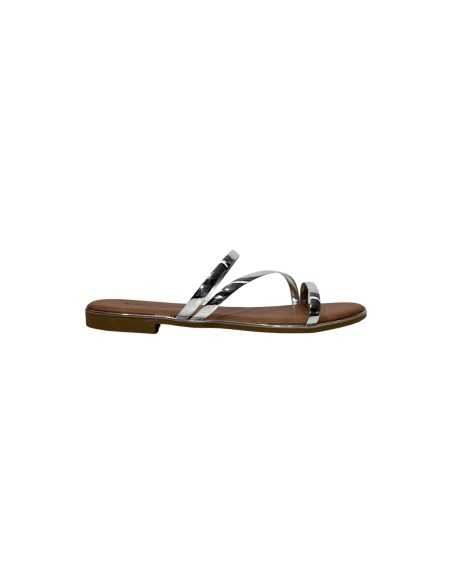 Nazareno Gabrielli 0043 sandali donna in similpelle argento