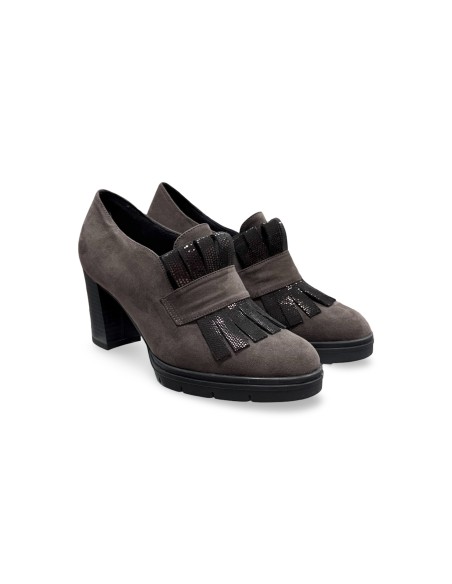 Comart 484367 tronchetti donna in camoscio caffe'