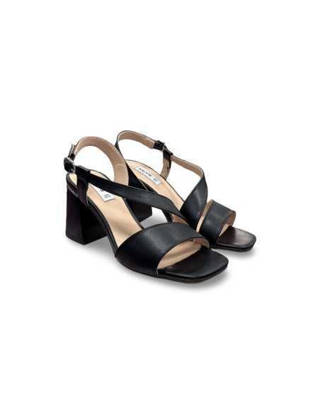 KEYS K-9620 sandali donna in pelle nero